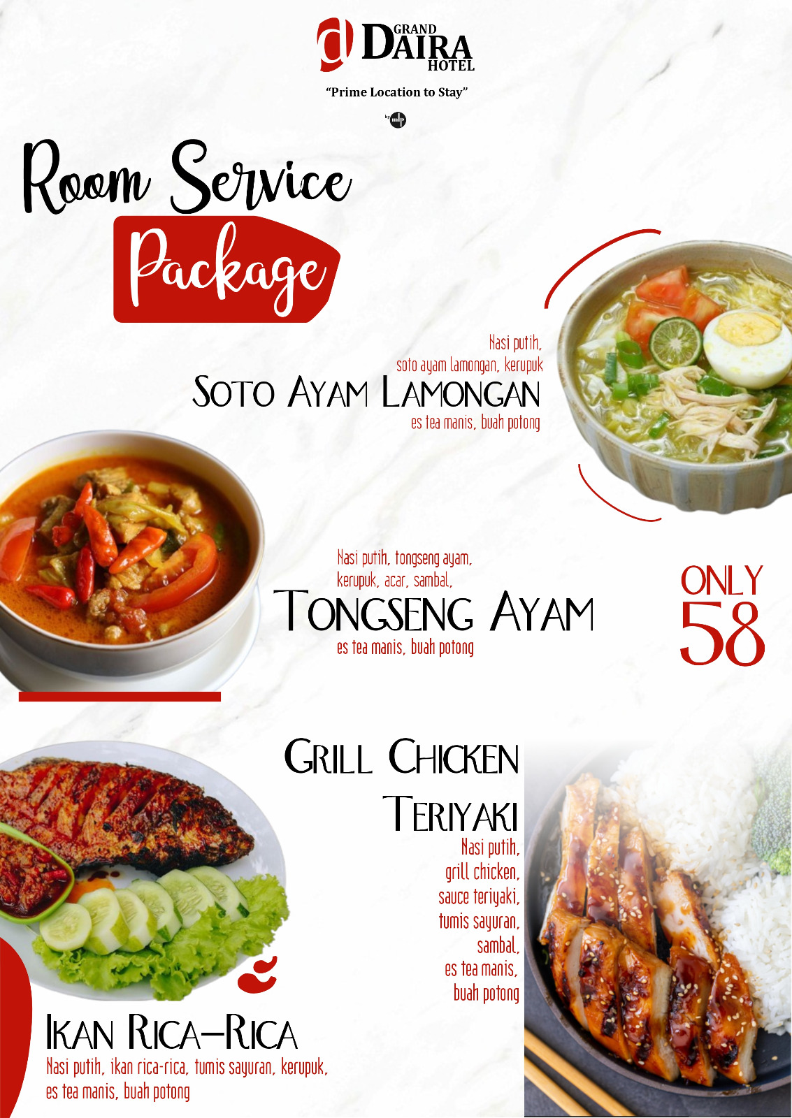 Menu 1 grand daira
