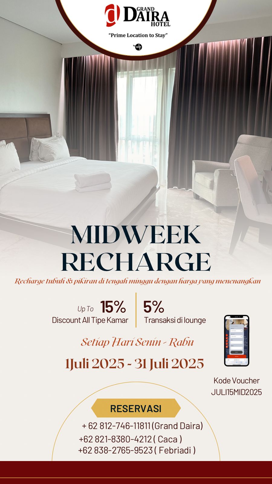 MIDWEEK RECHARHE