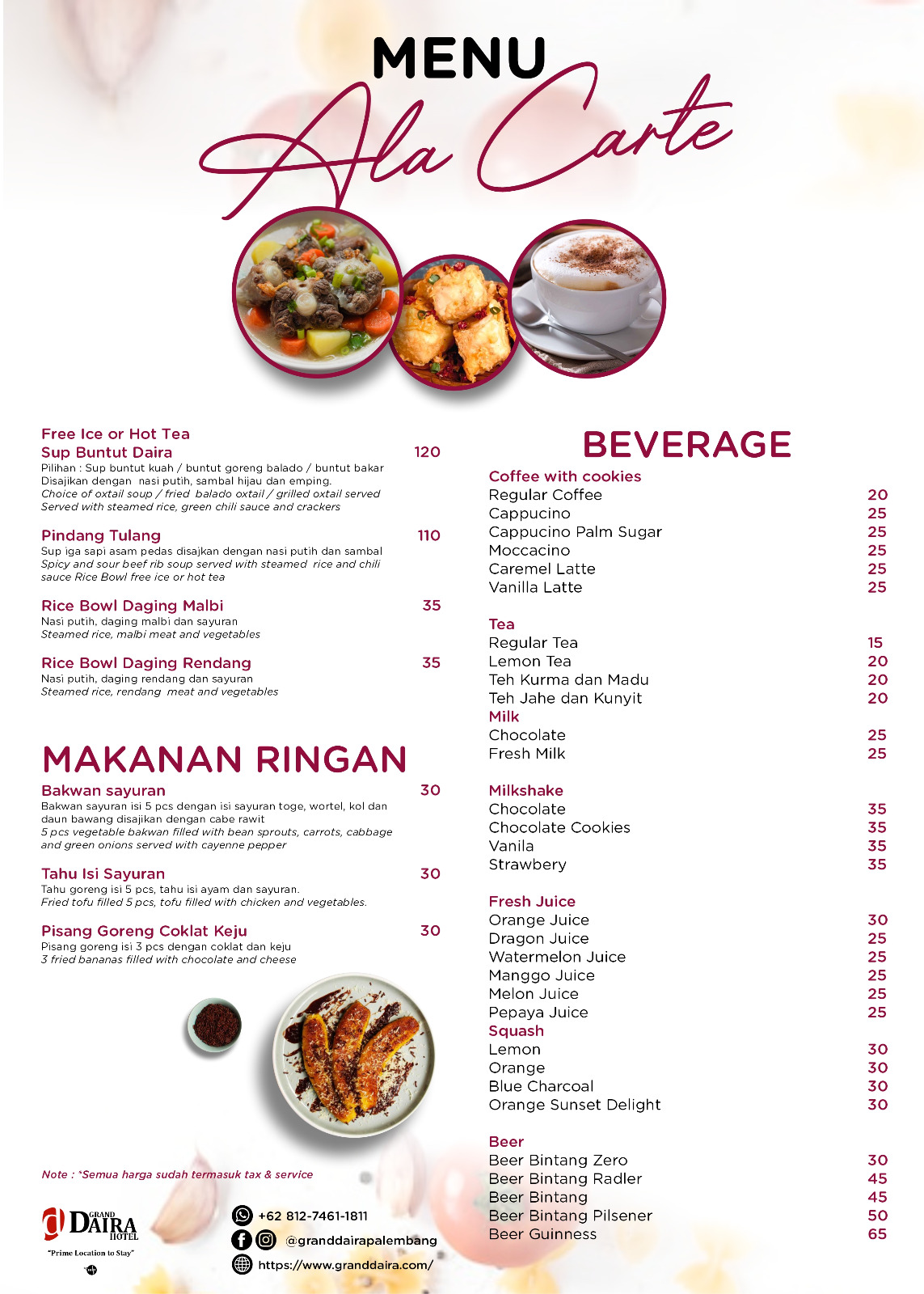 Menu Restaurant