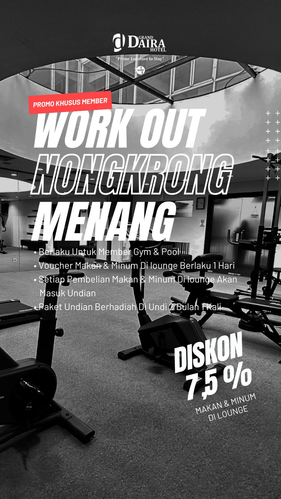 WORKOUT NONGKRONG MENANG