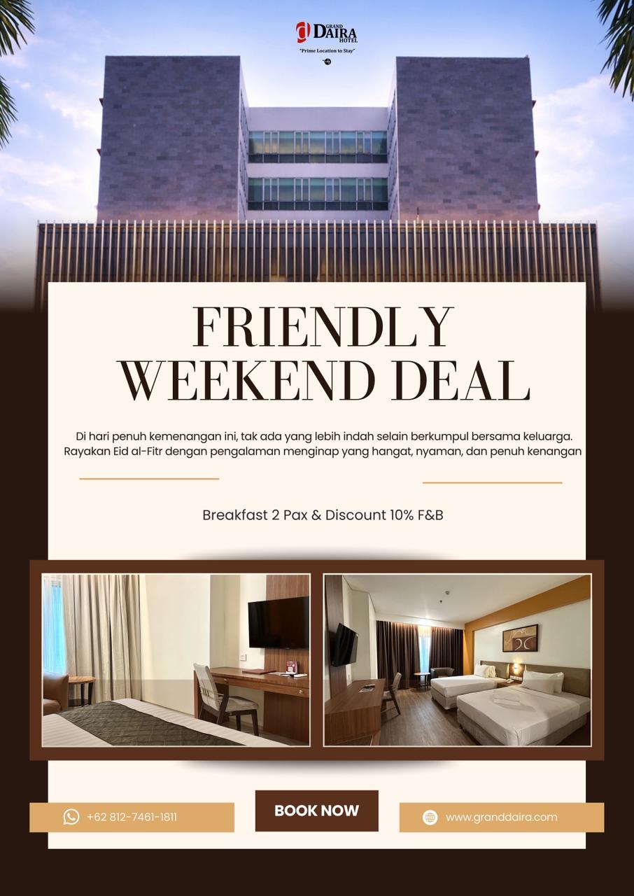 FRIENDLY WEEKEND DEAL